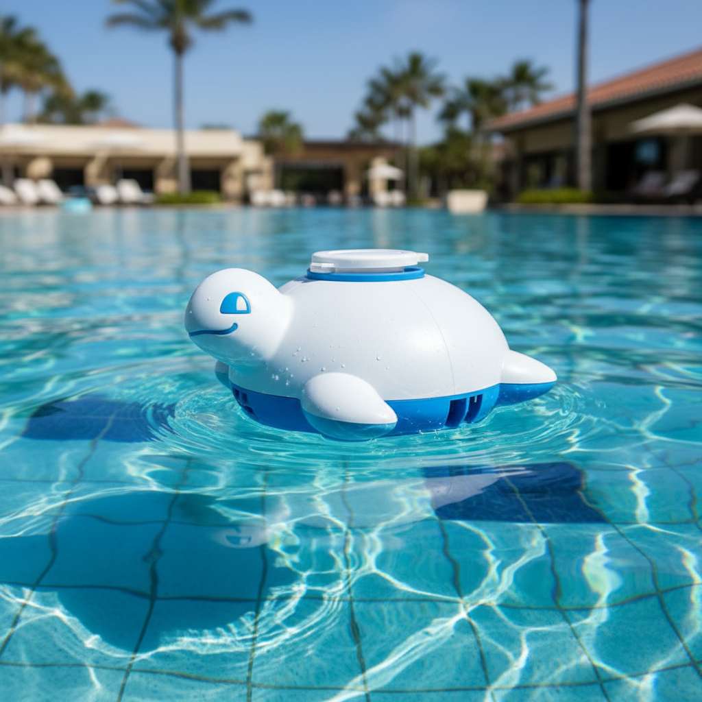 Dosificador flotante de cloro para piscina