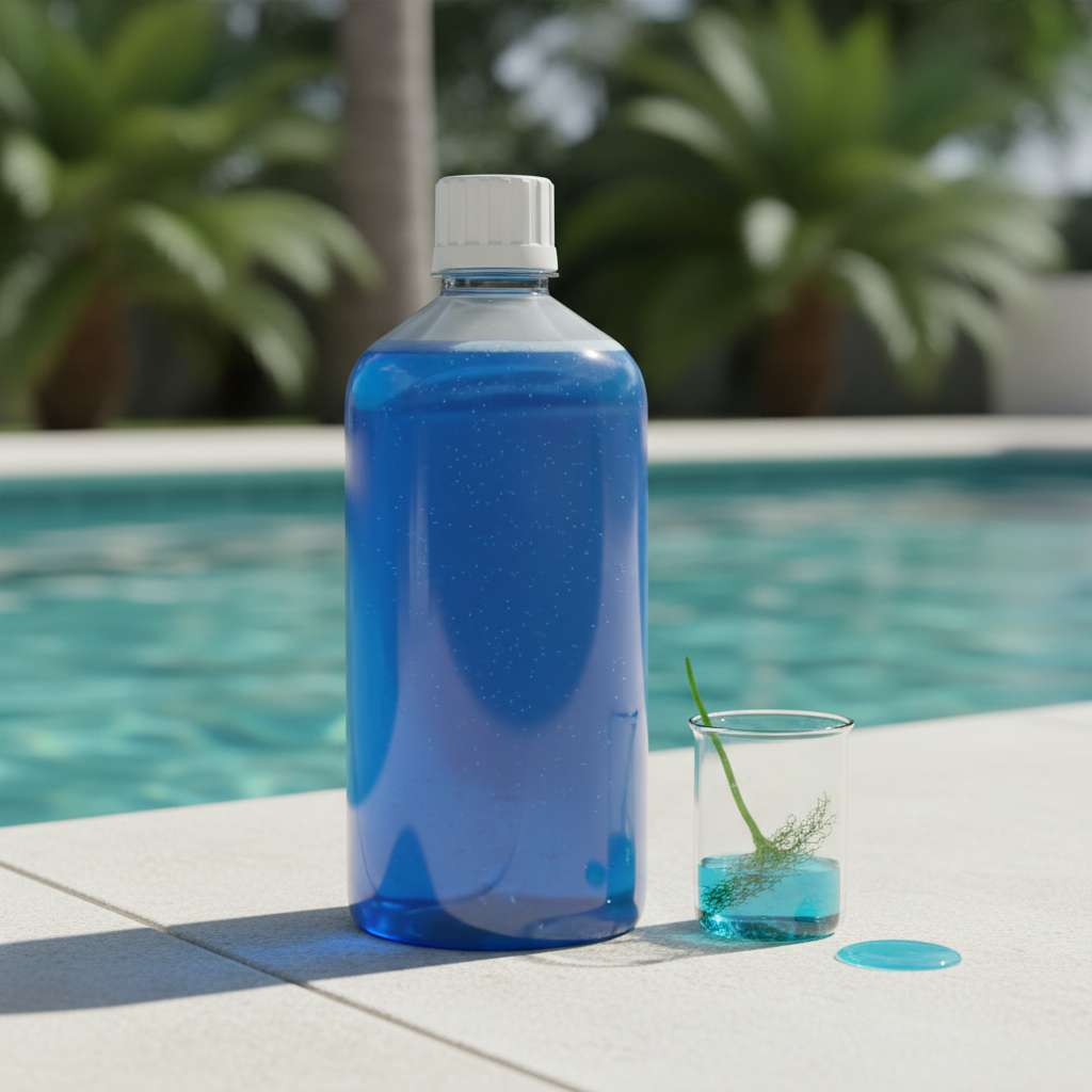 Algicida líquido para piscinas