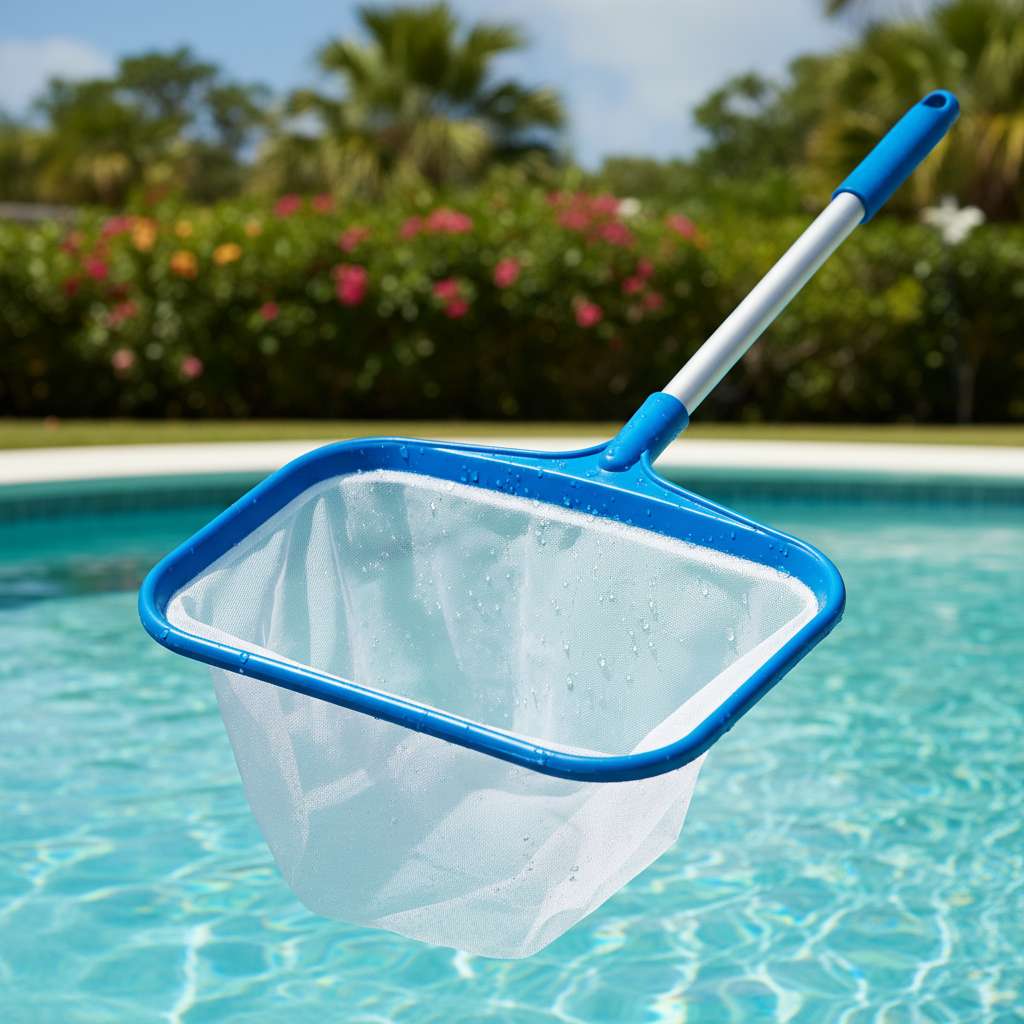 Red recogedora de hojas para piscina