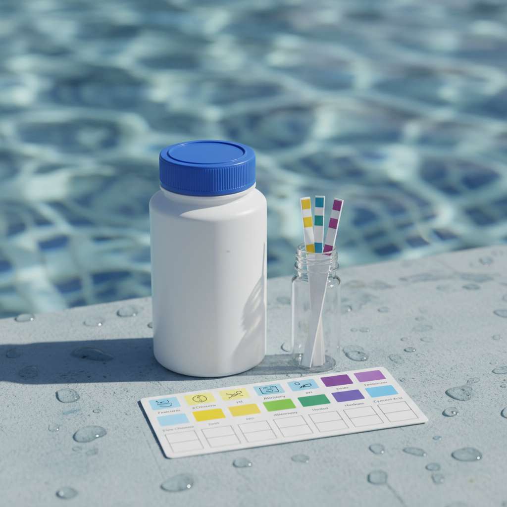 Kit de tiras reactivas para análisis de agua
